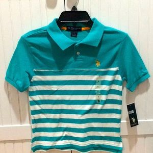Boys Malibu Blue Polo